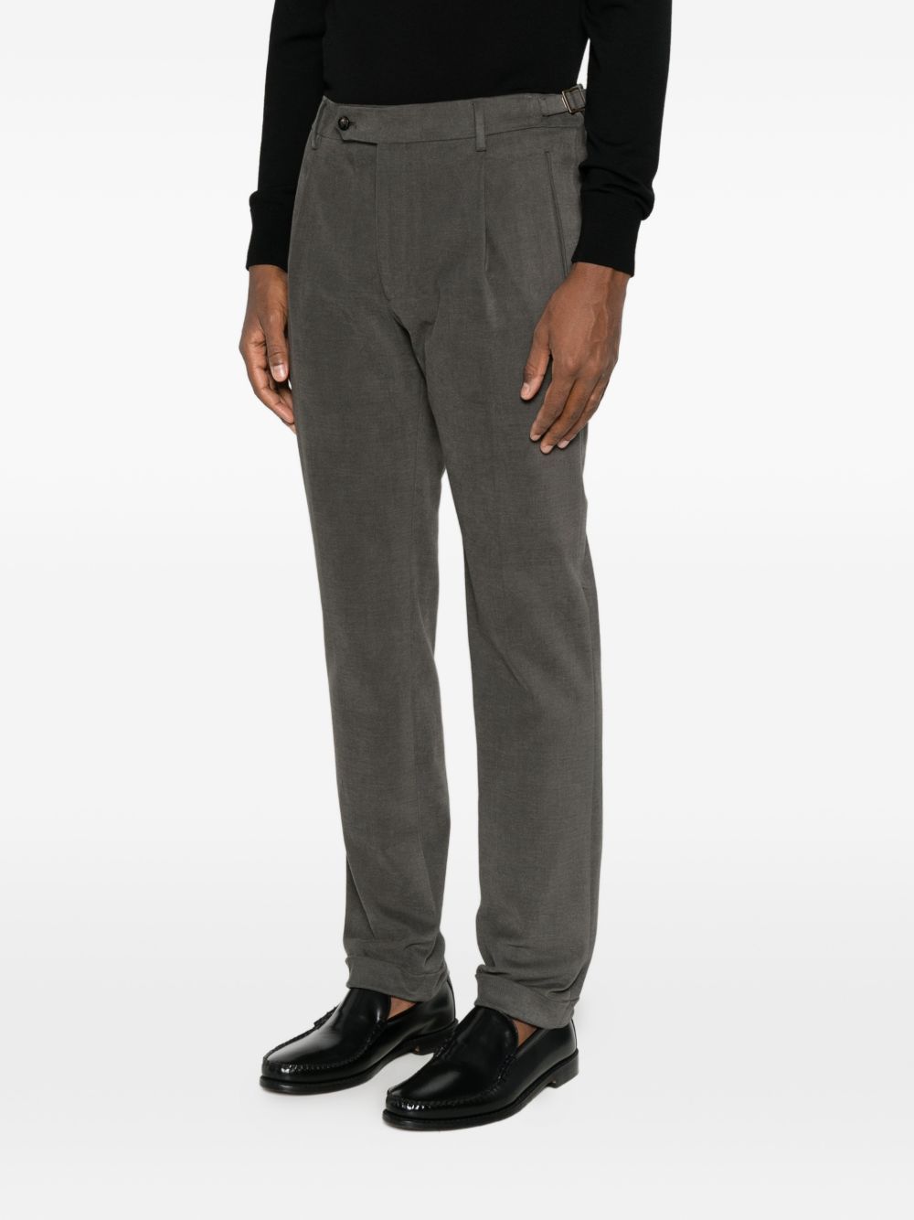 BERWICH Pantaloni grigi in cotone