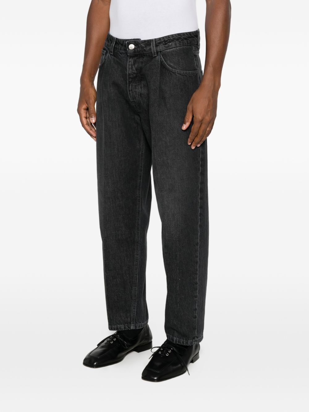 BE ABLE Jeans nero effetto slavato Fred