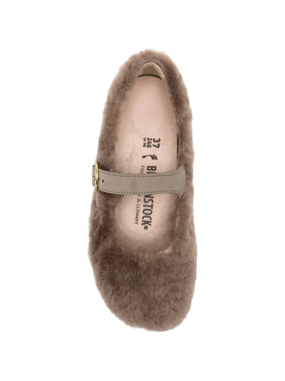 BIRKENSTOCK Ballerina Santa Clarita Tau beige con cinturino