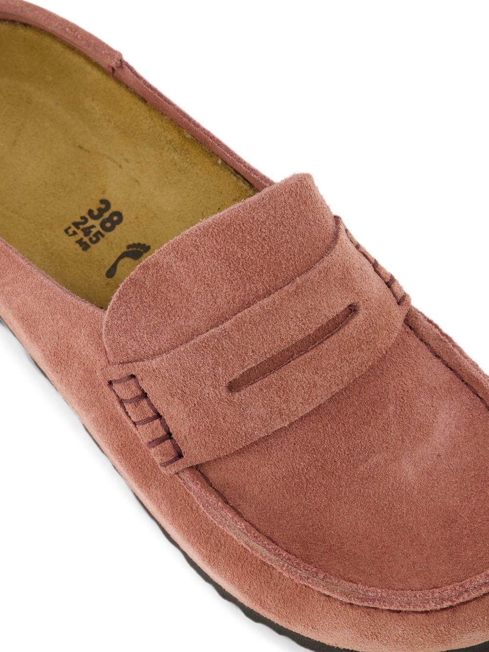 BIRKENSTOCK Sabot Naples Pep in pelle marrone