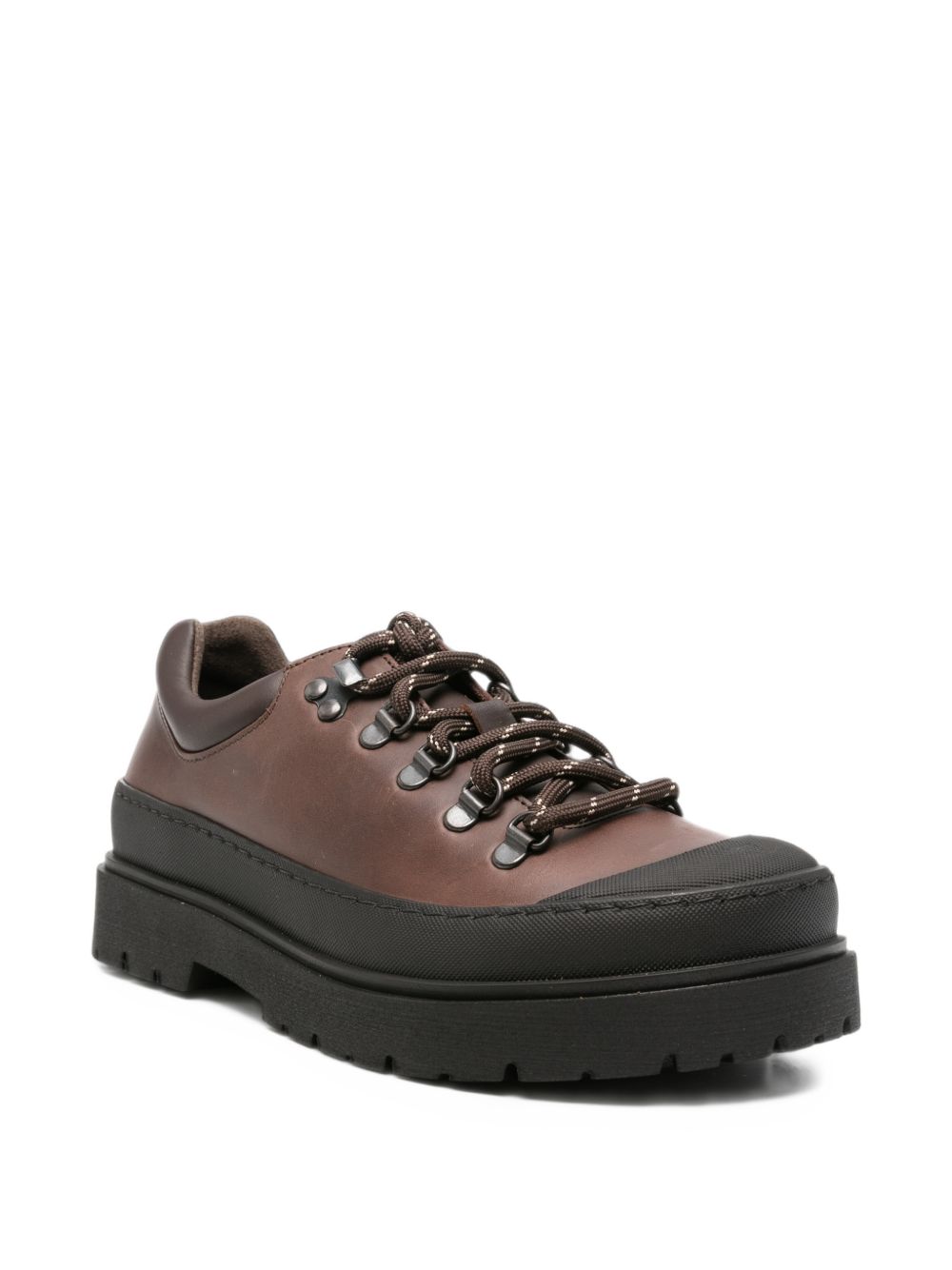 BIRKENSTOCK Scarpa stringata Prescott in pelle marrone