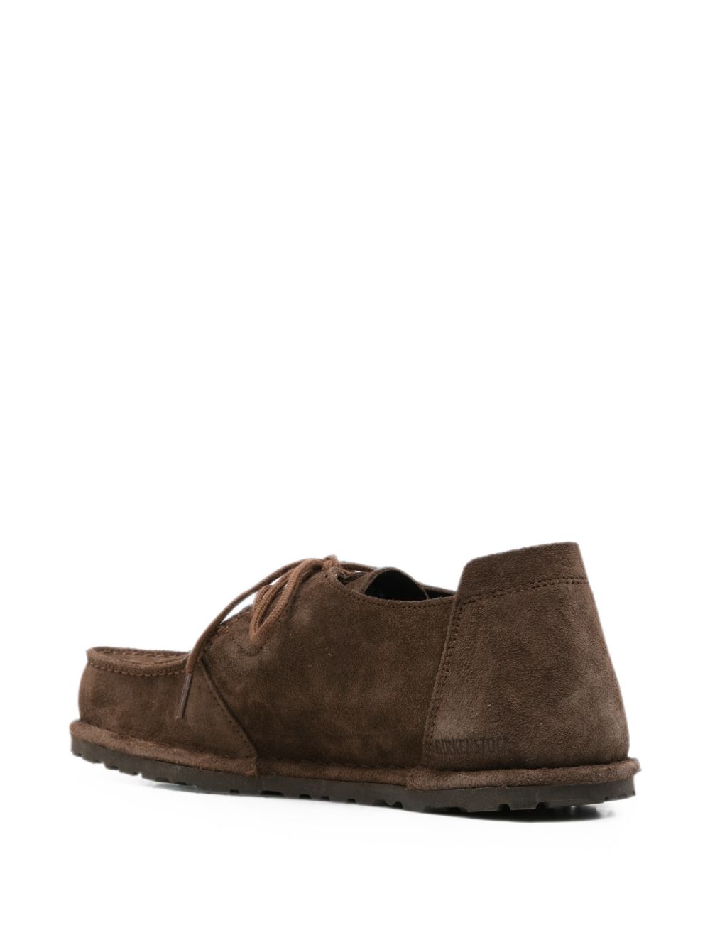BIRKENSTOCK Utti Lace mocassino stringato in pelle scamosciata Carafe