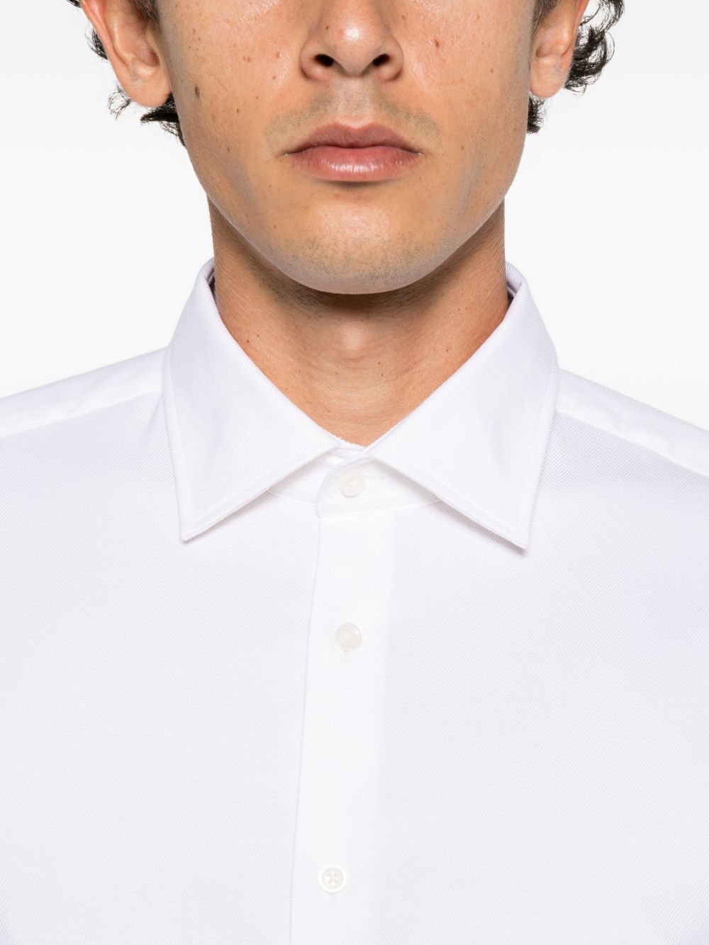 BOSS Camicia in cotone bianco