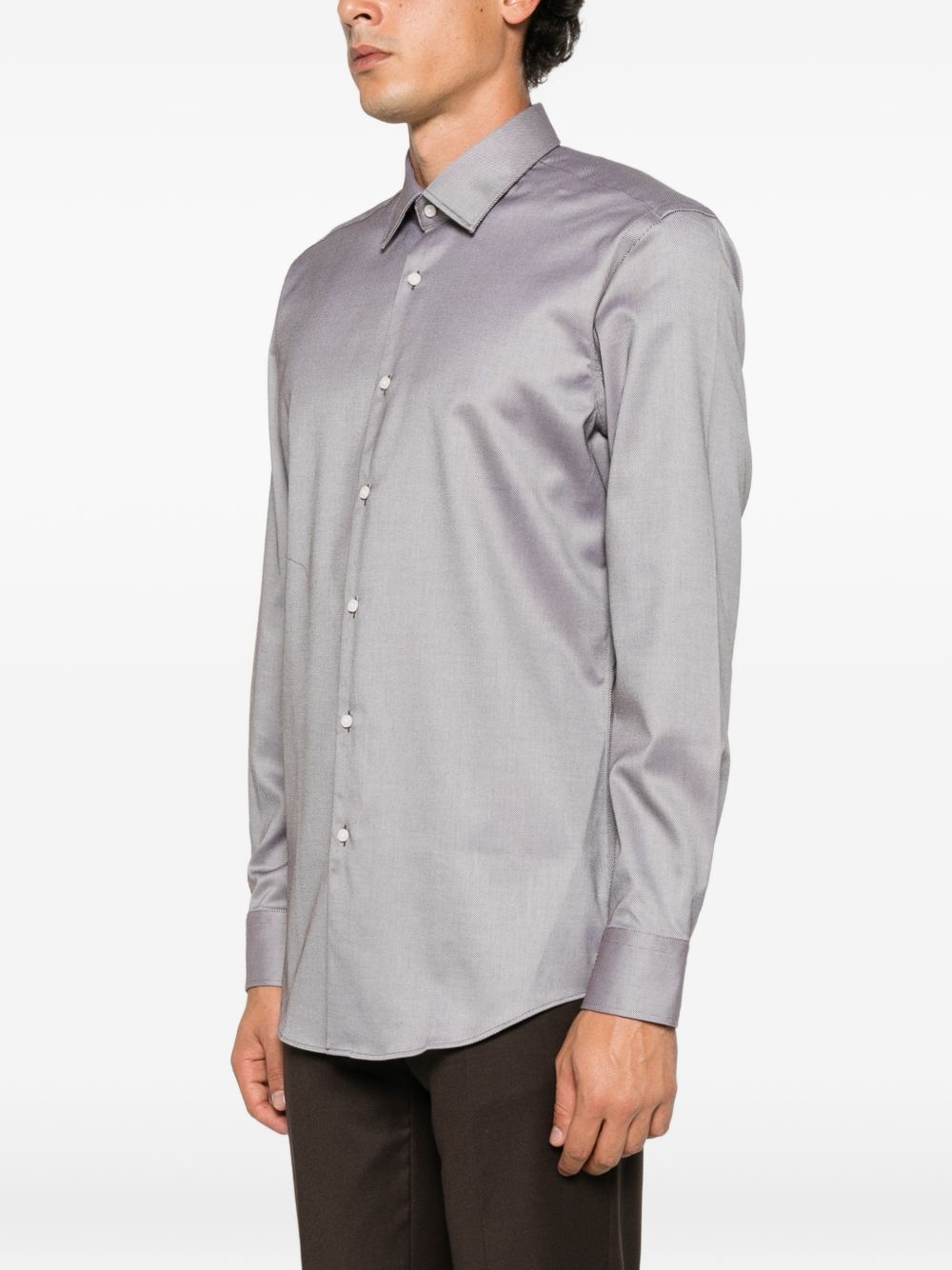 BOSS <BR/>Camicia in cotone a maniche lunghe