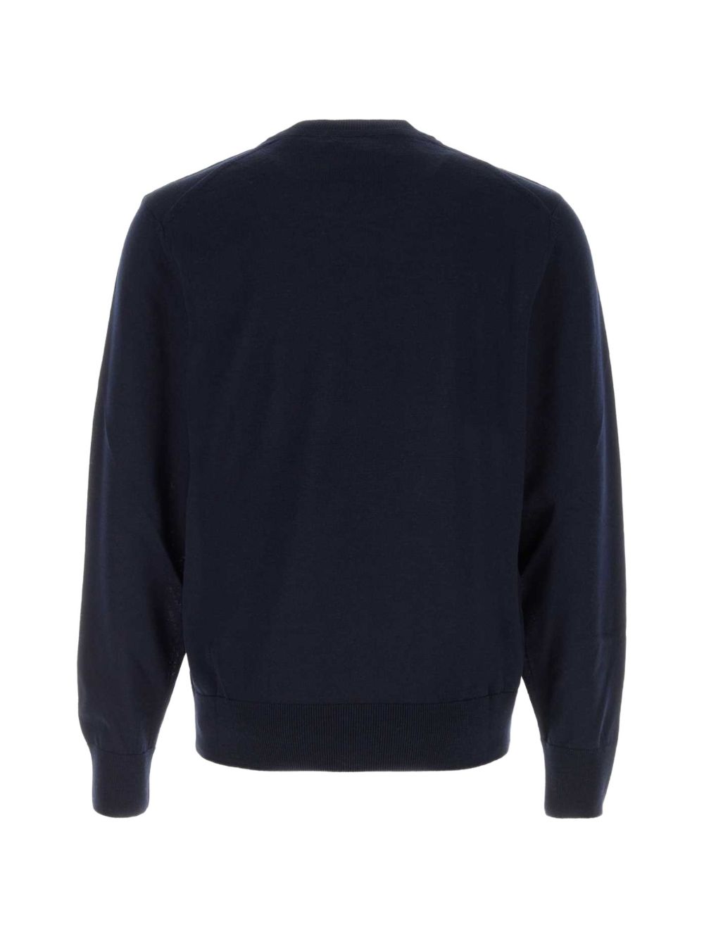 BOSS Maglia girocollo Leno in lana leggera blu