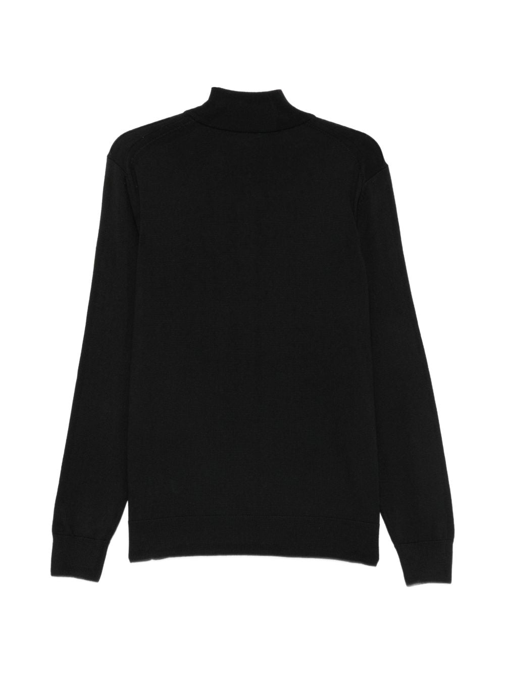 BOSS Maglione Troyer Ebenji nero in lana merino