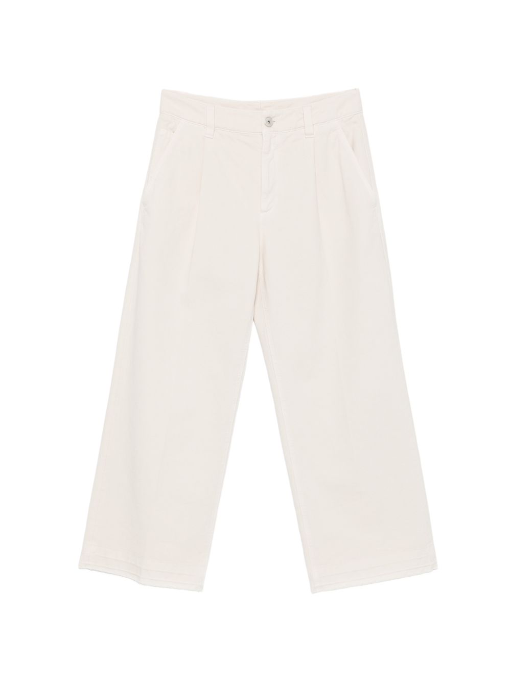 BRUNELLO CUCINELLI Pantalone in denim con tasche bianco
