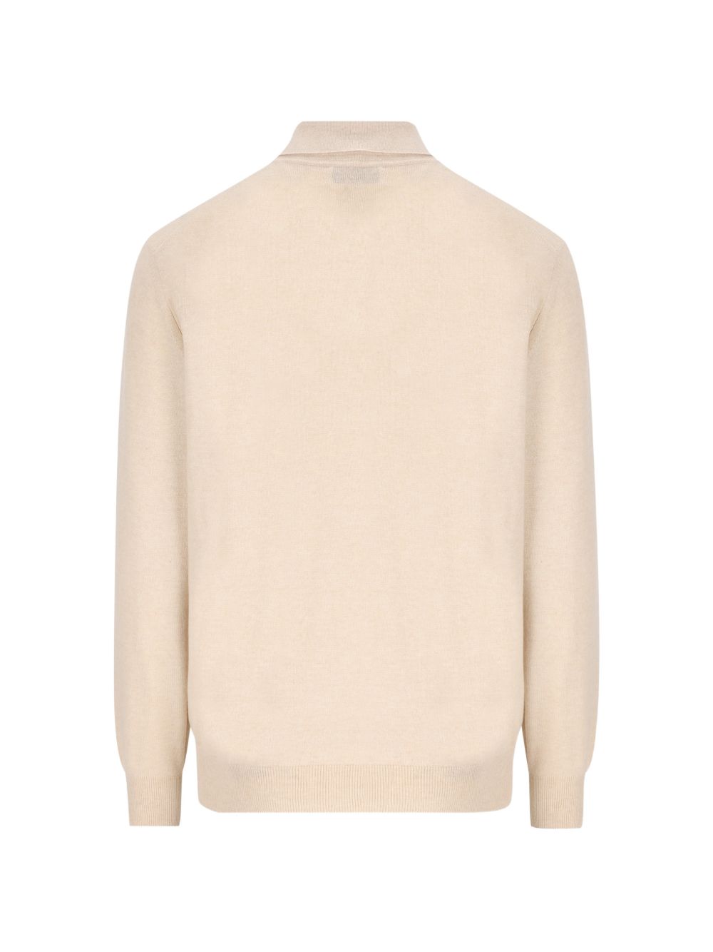 BRUNELLO CUCINELLI Maglia polo in cashmere beige<BR/>