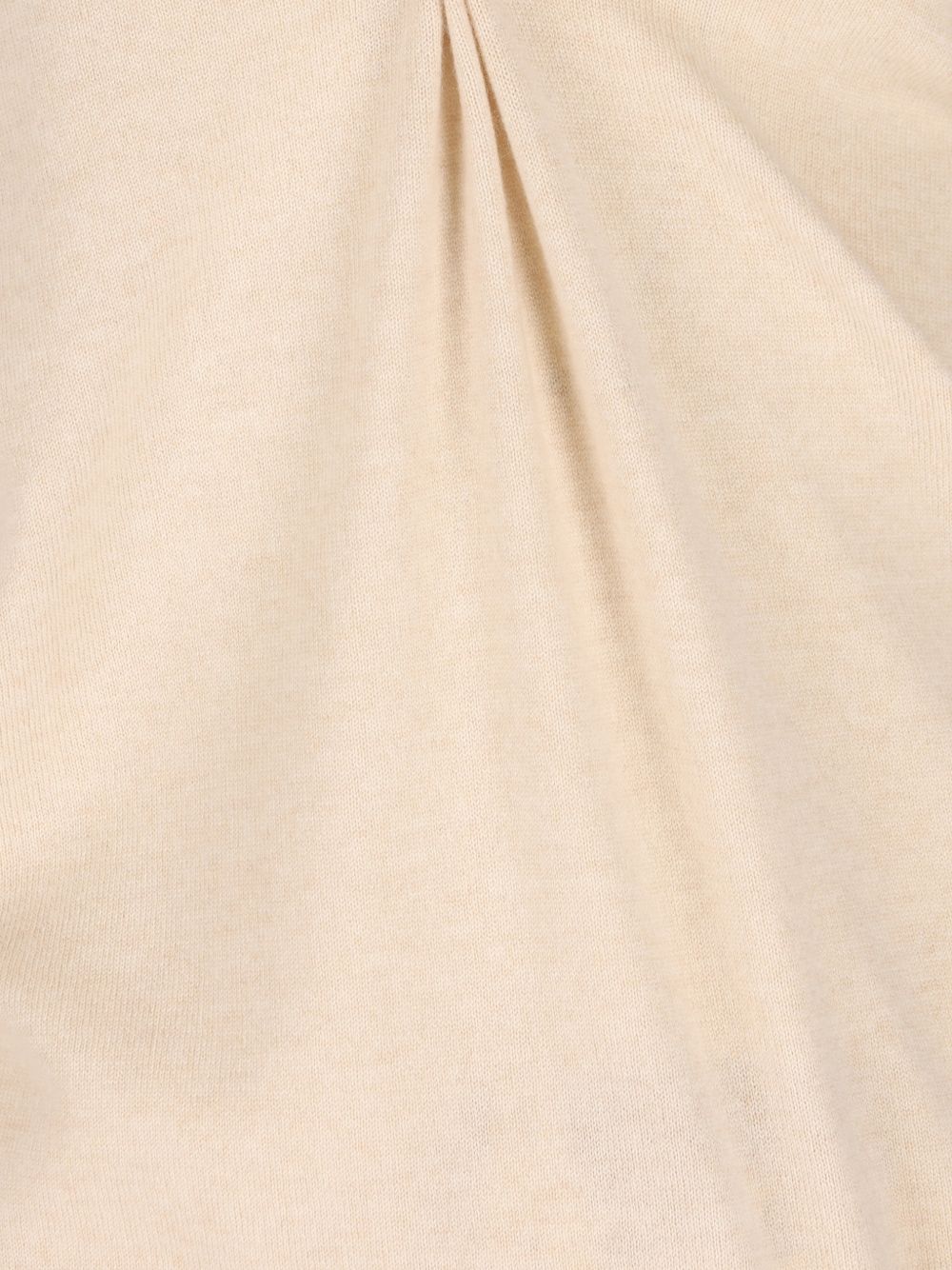 BRUNELLO CUCINELLI Maglia polo in cashmere beige<BR/>