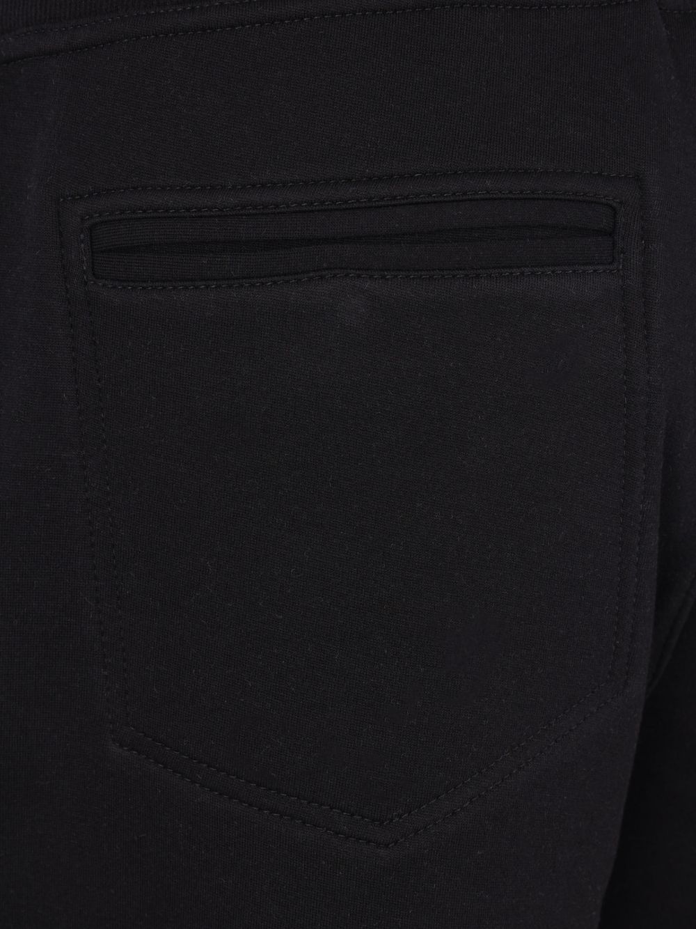 BRUNELLO CUCINELLI Pantaloni casual eleganti in cotone elasticizzato con coulisse neri