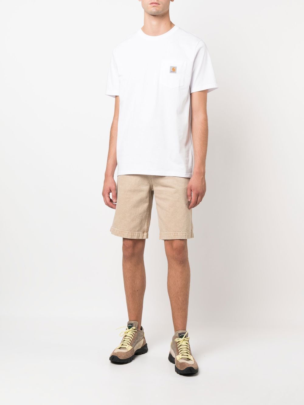 CARHARTT WIP T-shirt bianca in cotone con logo Carhartt WIP
