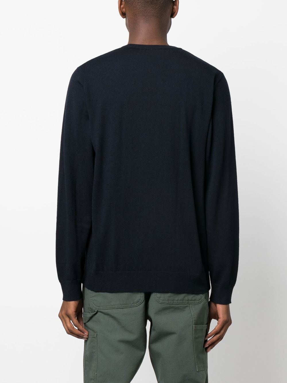 CARHARTT WIP Maglioncino girocollo blu navy con logo