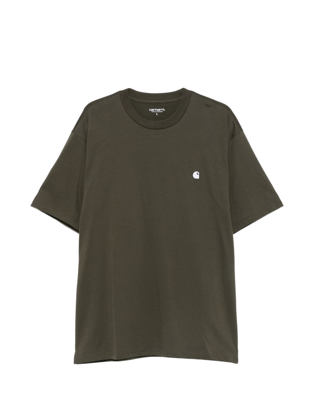 CARHARTT WIP T-shirt a maniche corte in cotone verde oliva