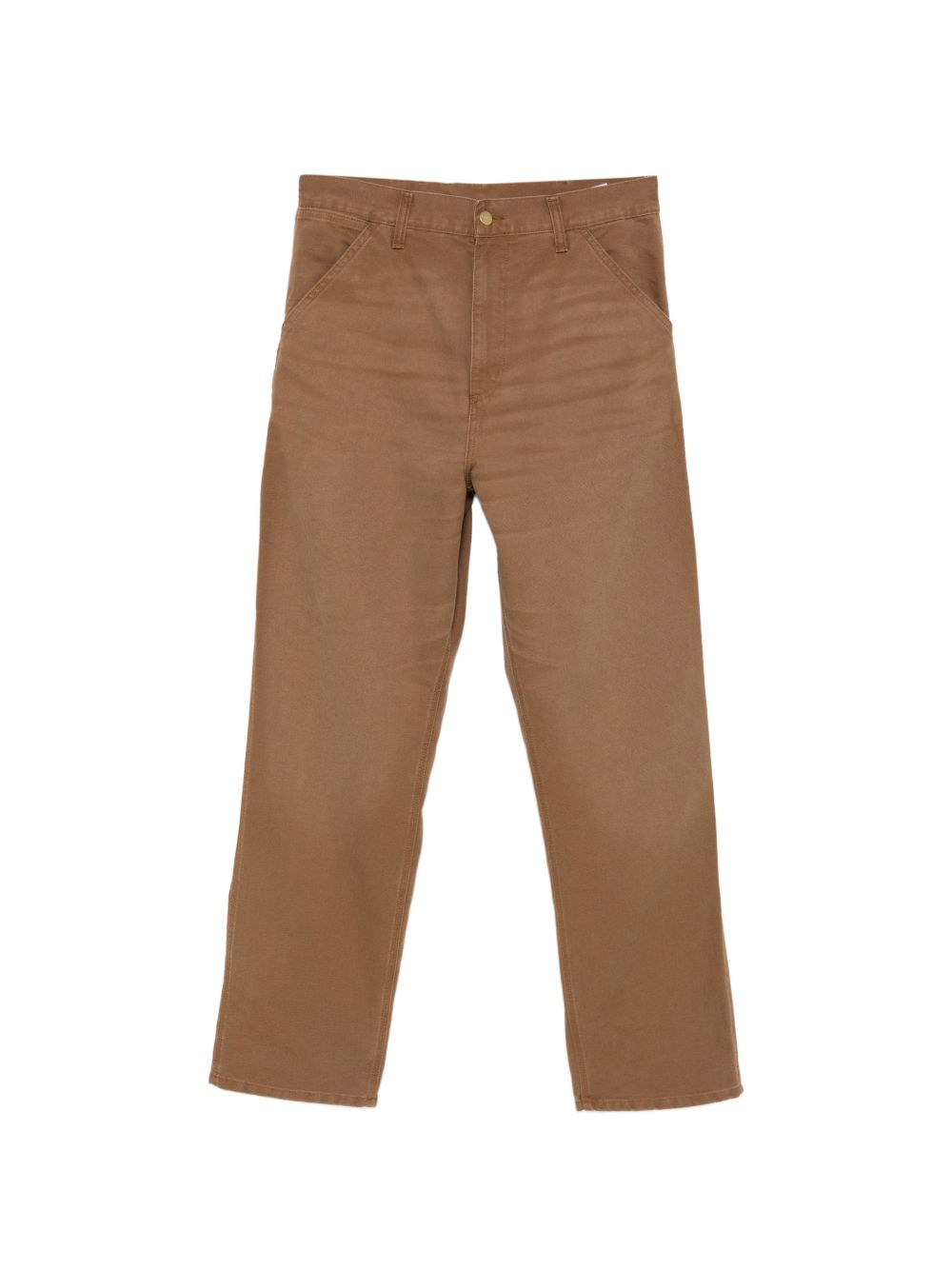 CARHARTT WIP Pantaloni in cotone color cammello