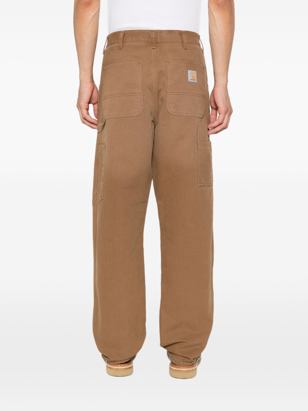 CARHARTT WIP Pantaloni in cotone color cammello