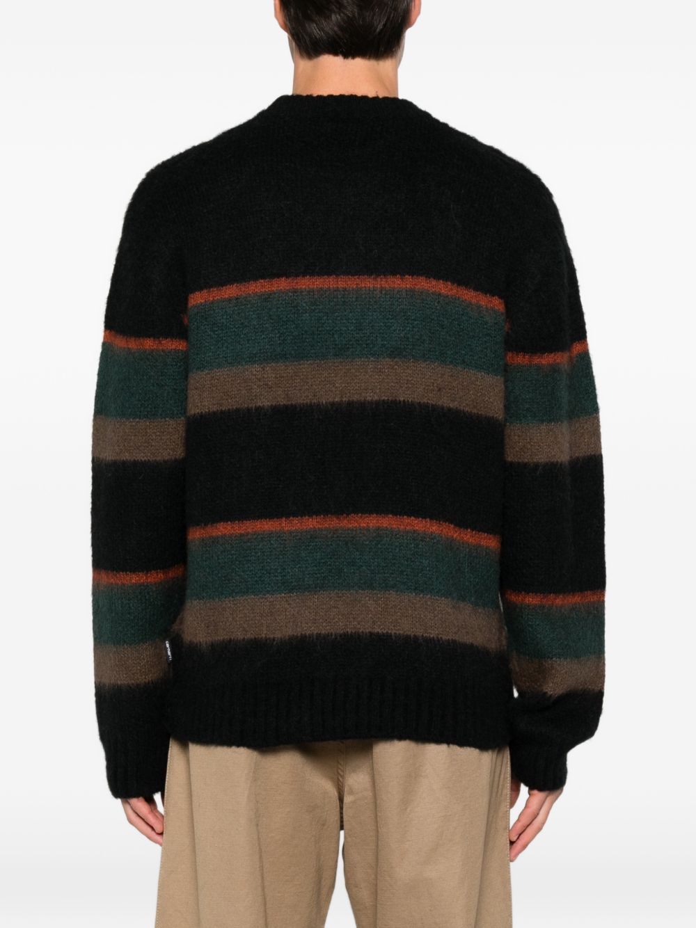 CARHARTT WIP Maglione Girocollo a Righe Jacquard