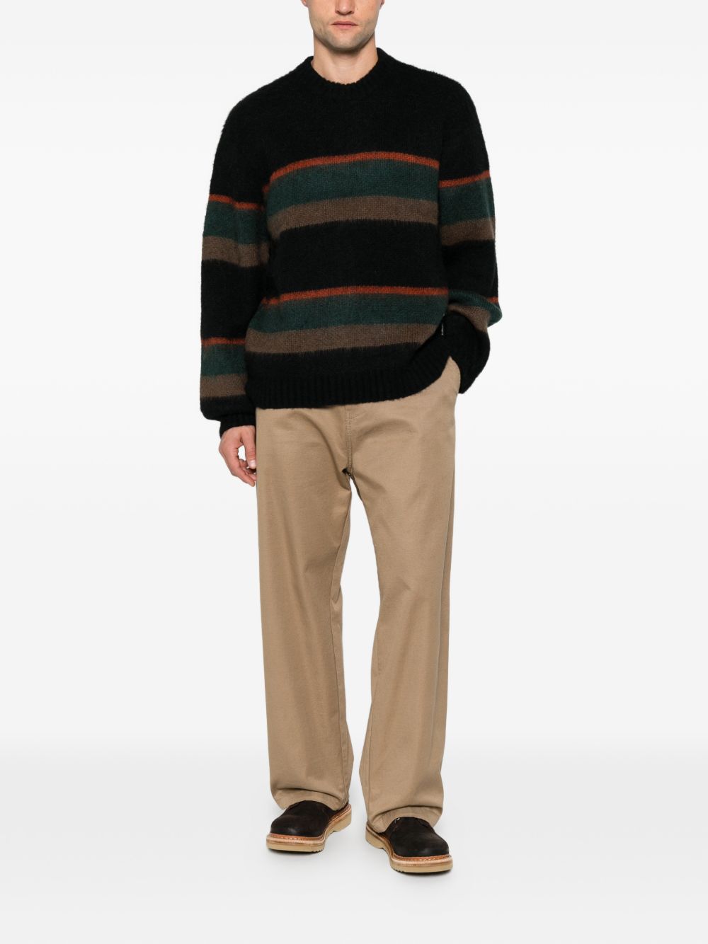 CARHARTT WIP Maglione Girocollo a Righe Jacquard