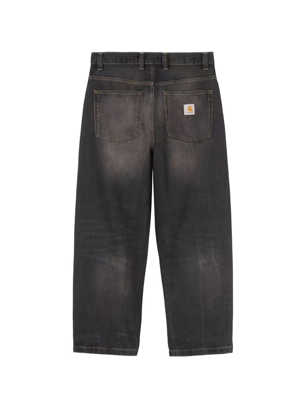 CARHARTT WIP Pantaloni Uomo Brandon in Denim Nero