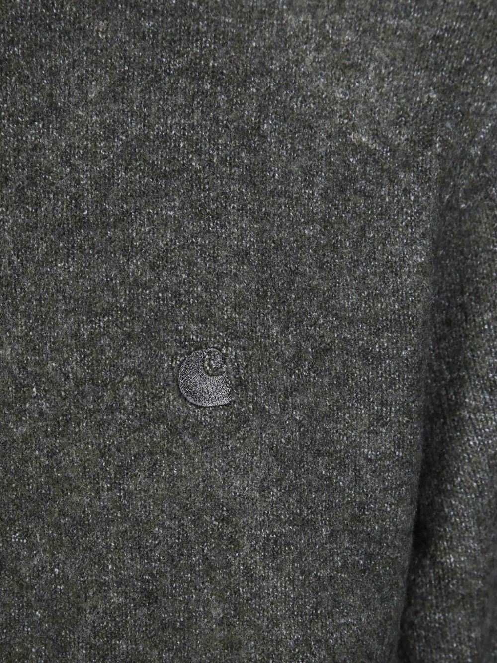 CARHARTT WIP Giacca in maglia Curtis con collo alto e logo
