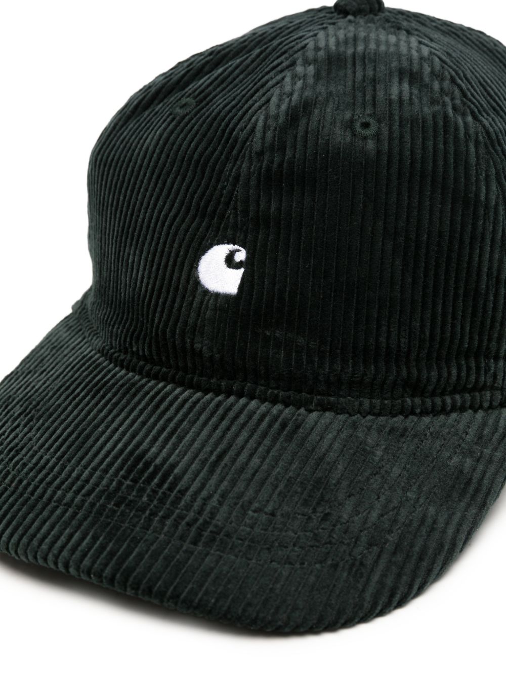 CARHARTT WIP Cappello da baseball a costine nero