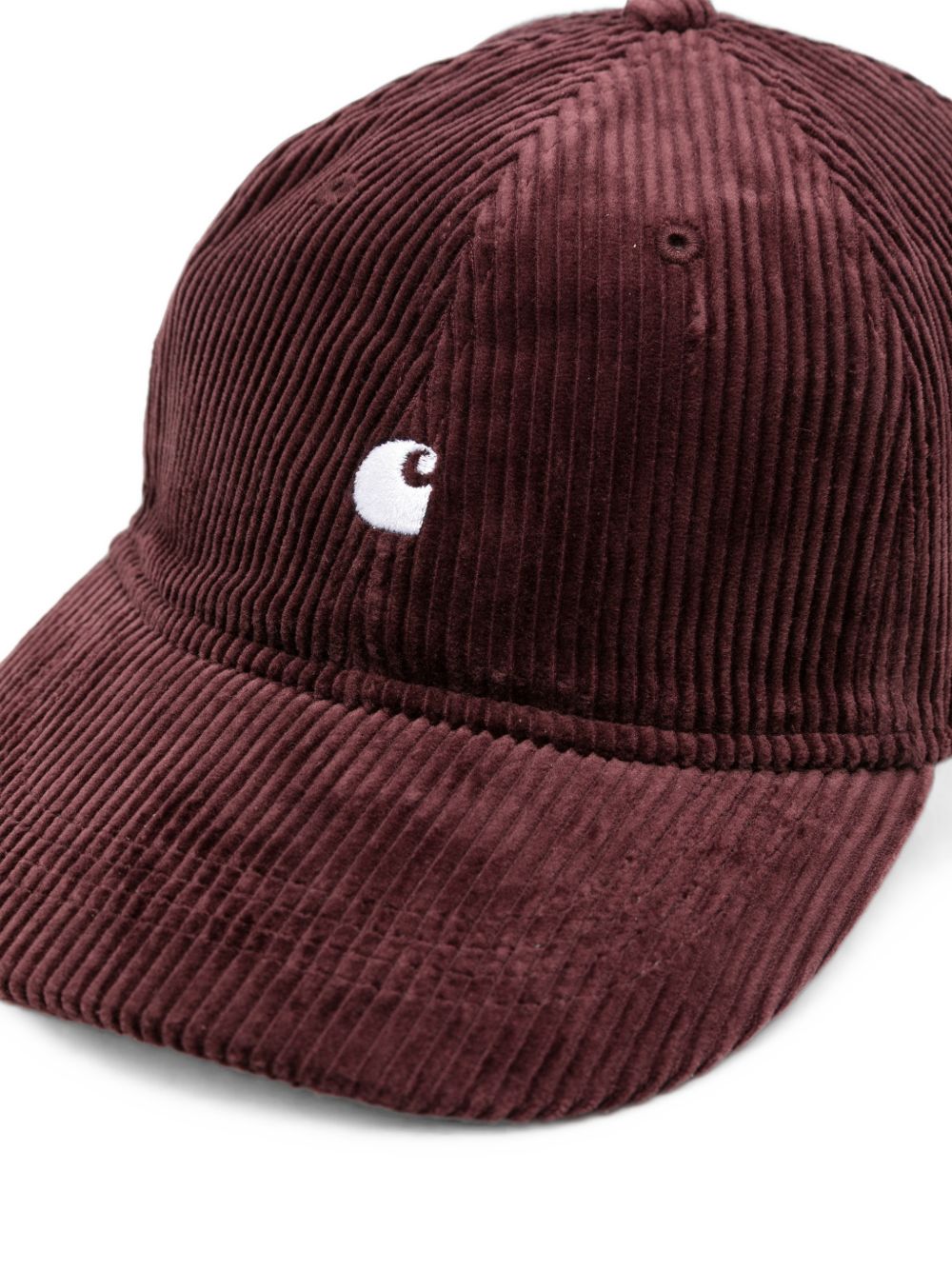 CARHARTT WIP Cappello da baseball a costine bordeaux