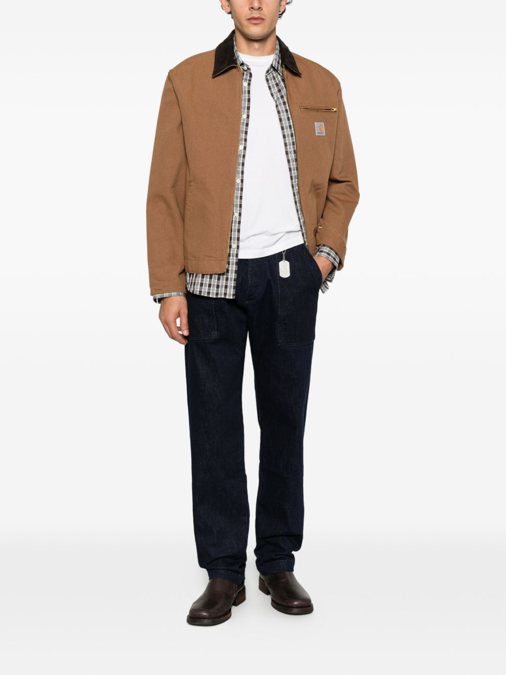 CHESAPEAKES Jeans Selvedge Graves blu scuro con tasche