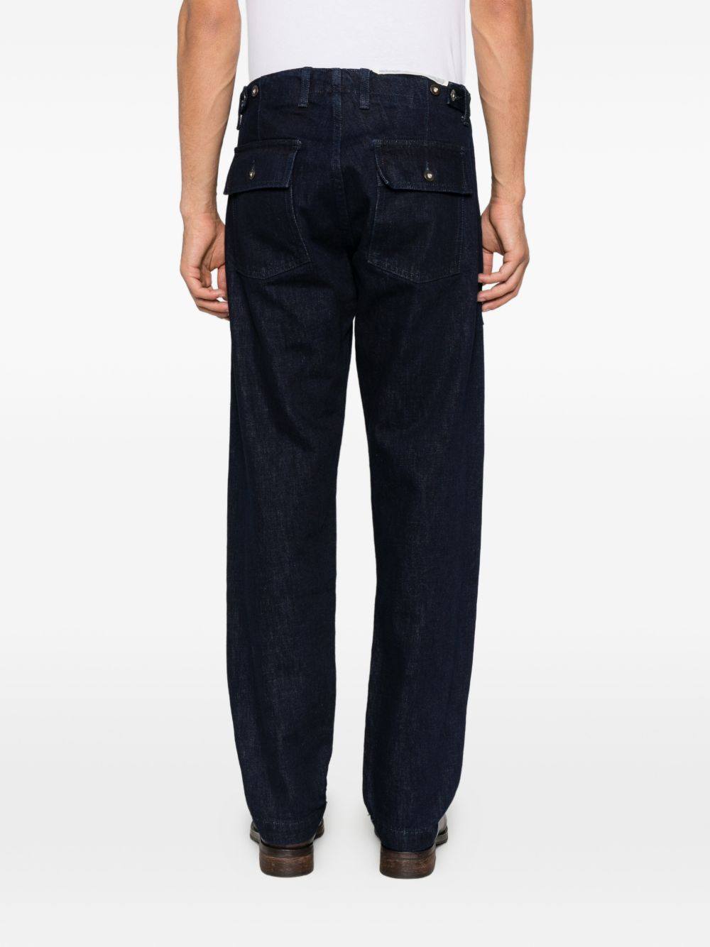 CHESAPEAKES Jeans Selvedge Graves blu scuro con tasche