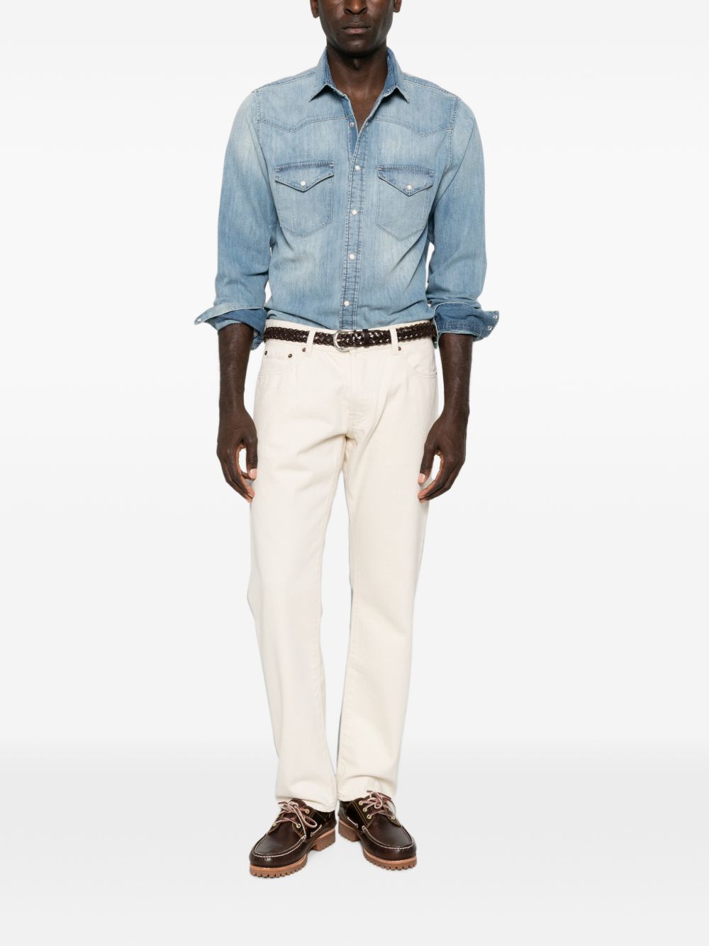 CHESAPEAKES Jeans lunghi beige chiaro