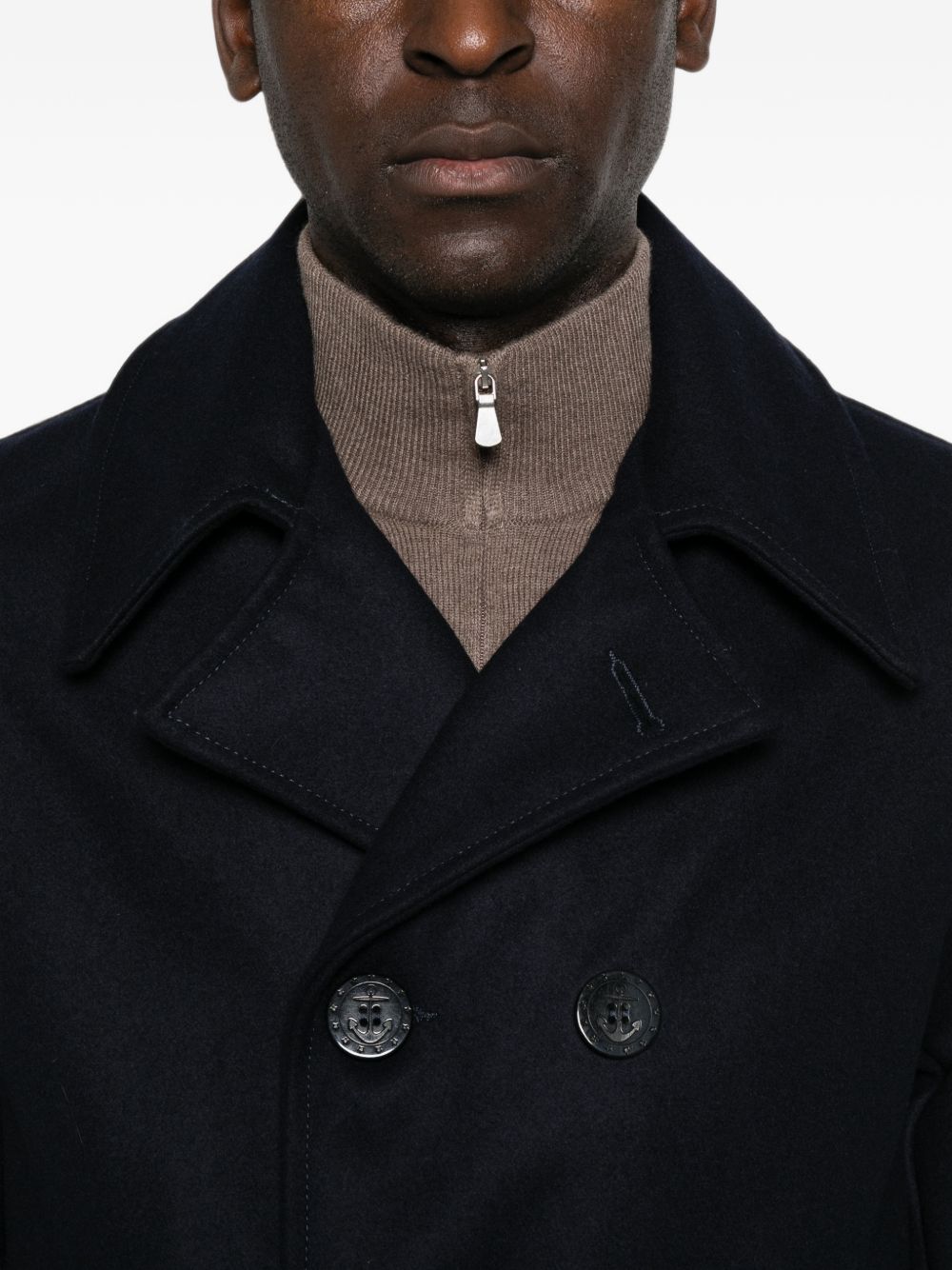 CHESAPEAKES Cappotto blu Peacoat doppiopetto