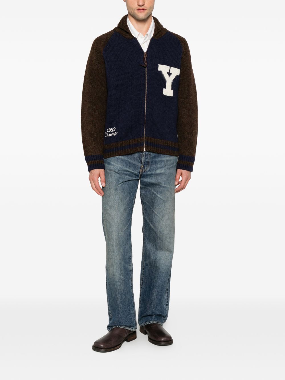 CHESAPEAKES Felpa con zip in maglia di lana