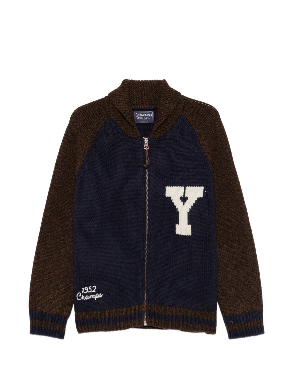 CHESAPEAKES Felpa con zip in maglia di lana