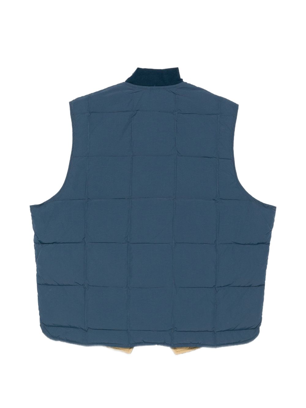 CHESAPEAKES Gilet azzurro in nylon con zip