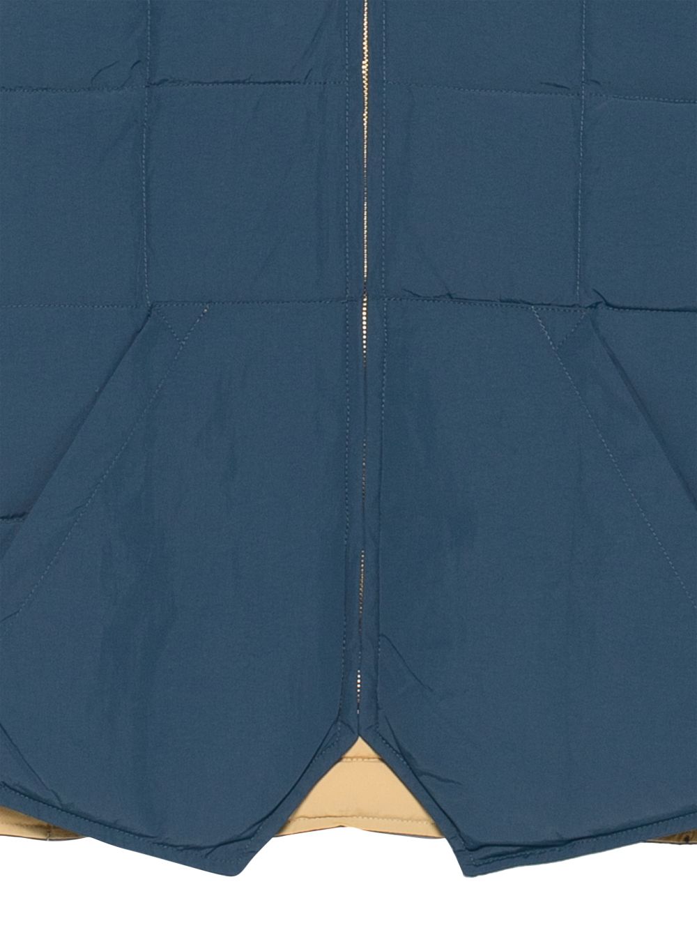 CHESAPEAKES Gilet azzurro in nylon con zip