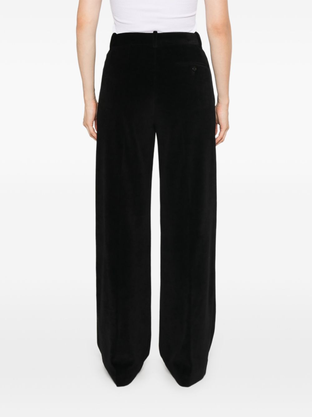 CIRCOLO 1901 Pantaloni neri a gamba dritta