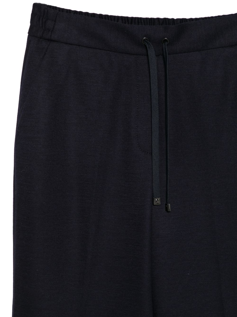 CIRCOLO 1901 Pantaloni blu in lana con coulisse in vita