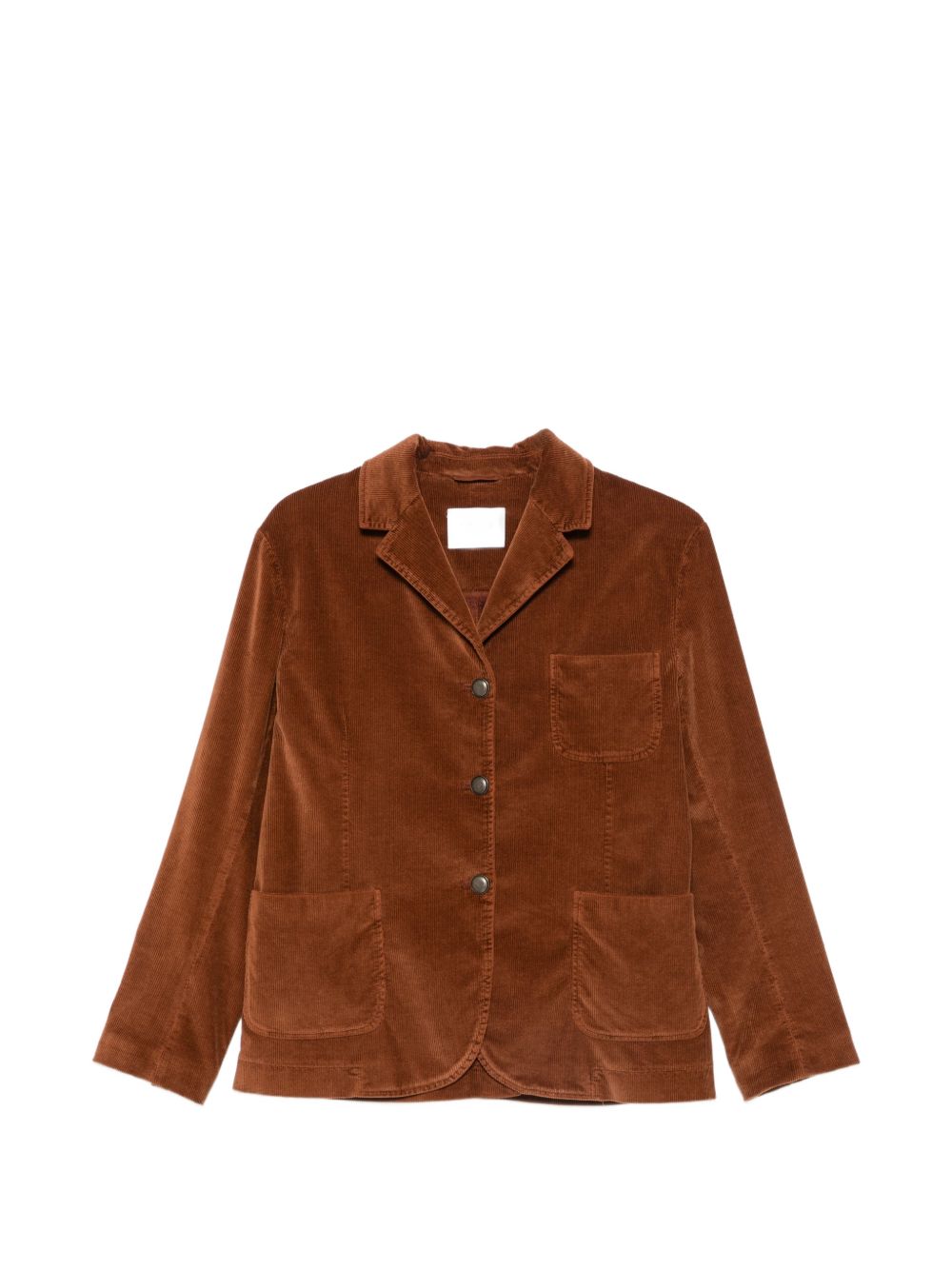 CIRCOLO 1901 Blazer a costine marrone con tasche applicate
