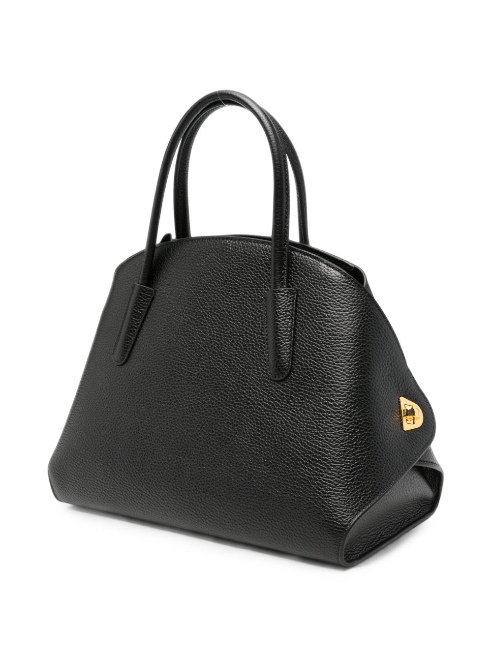 COCCINELLE Borsa a spalla nera in pelle
