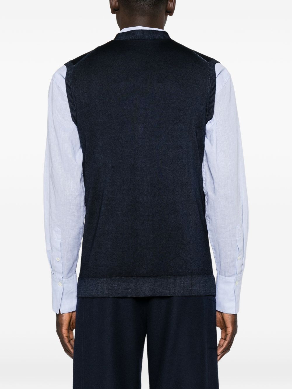 DANIELE FIESOLI Gilet in lana blu