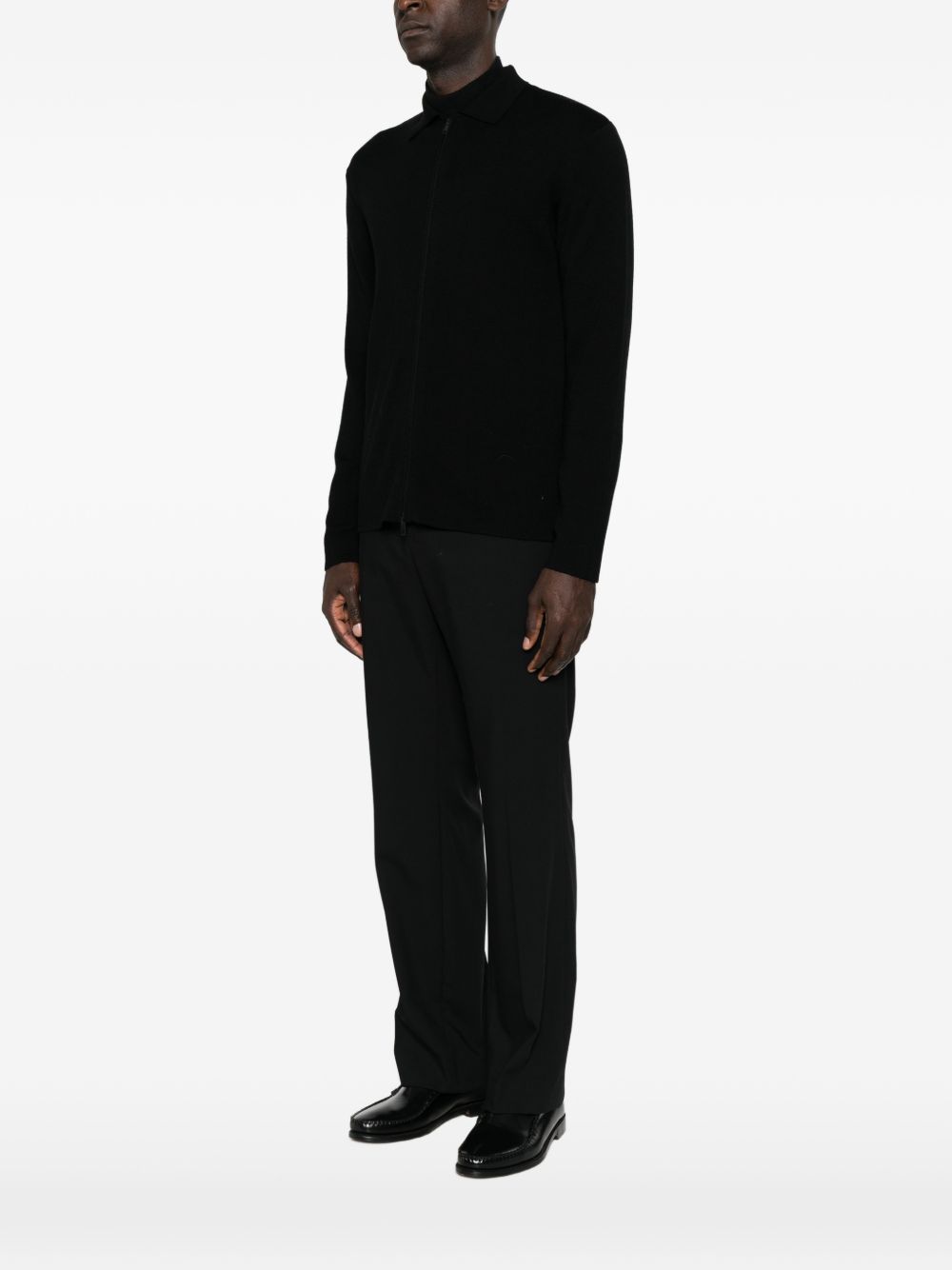 DANIELE FIESOLI Cardigan con zip nero