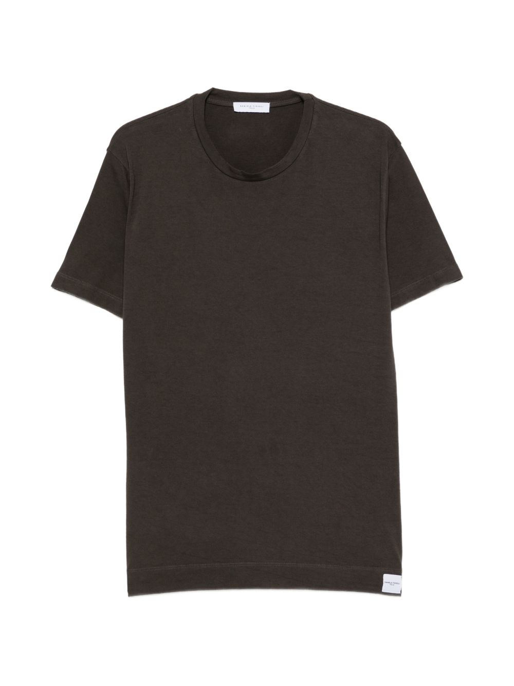 DANIELE FIESOLI T-shirt in cotone marrone