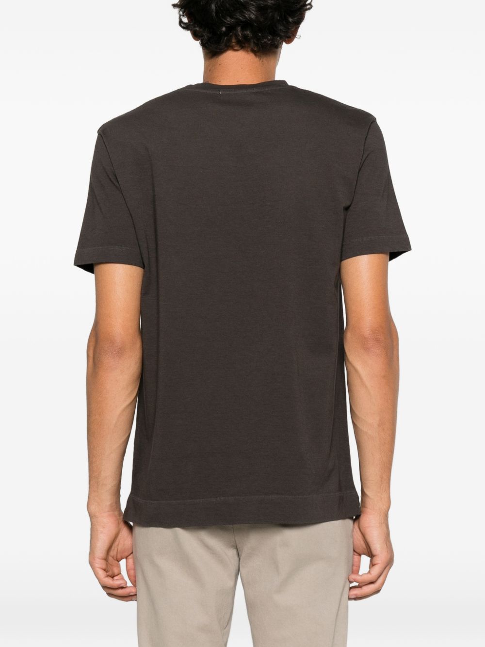 DANIELE FIESOLI T-shirt in cotone marrone