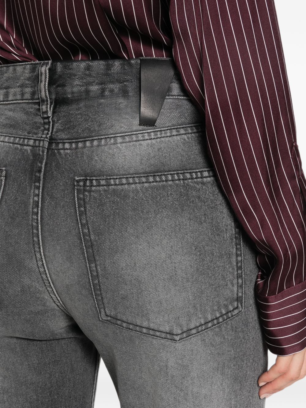 DARKPARK Jeans Lizzie in denim nero di cotone