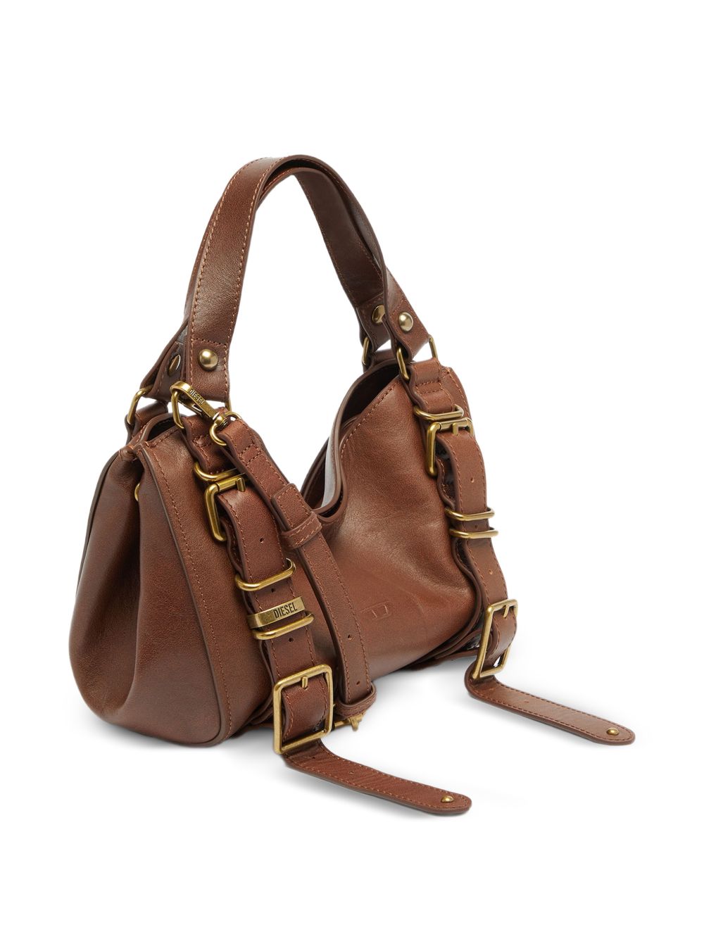 DIESEL Borsa marrone in simil-pelle