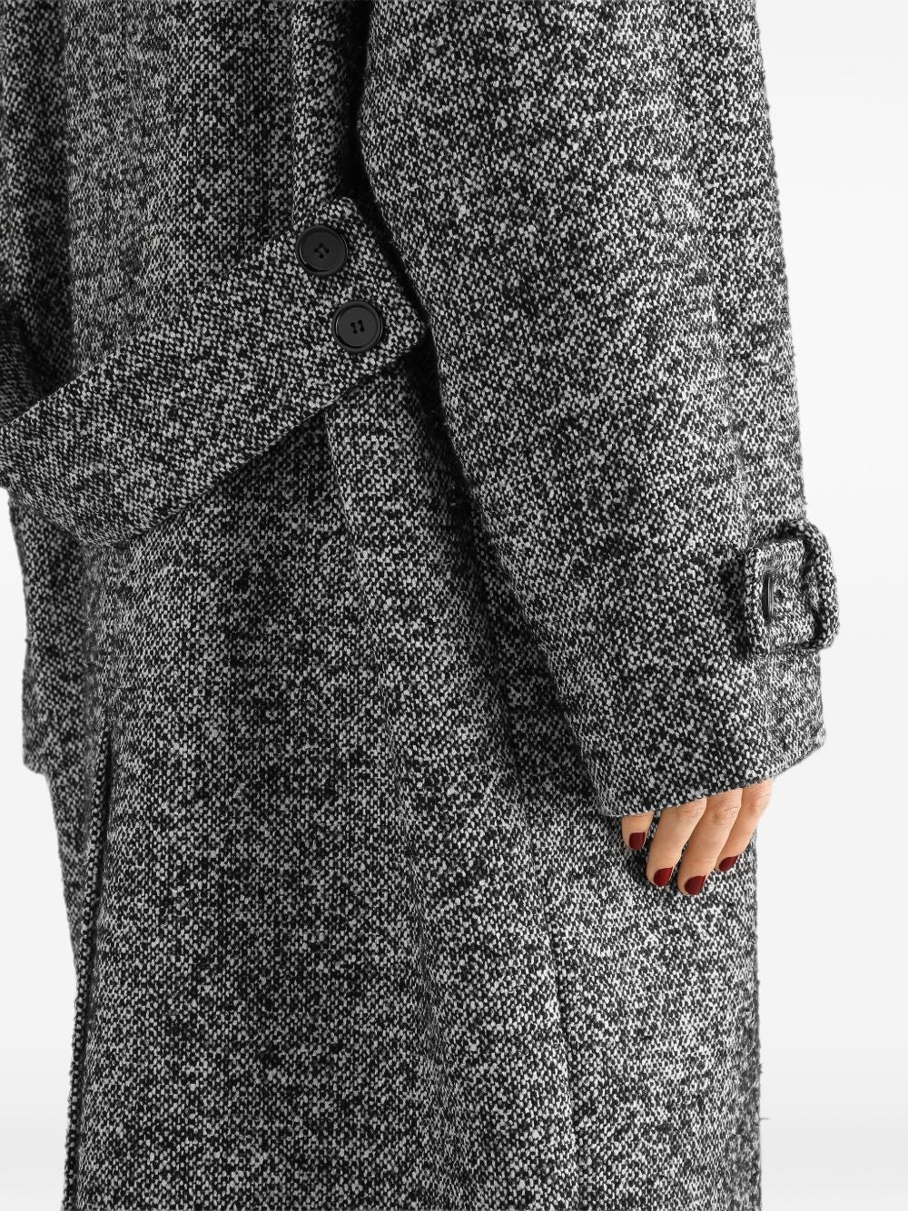 DOLCE e GABBANA Cappotto doppiopetto grigio