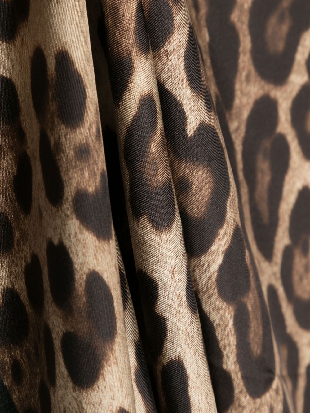 DOLCE e GABBANA Sciarpa foulard con stampa animalier