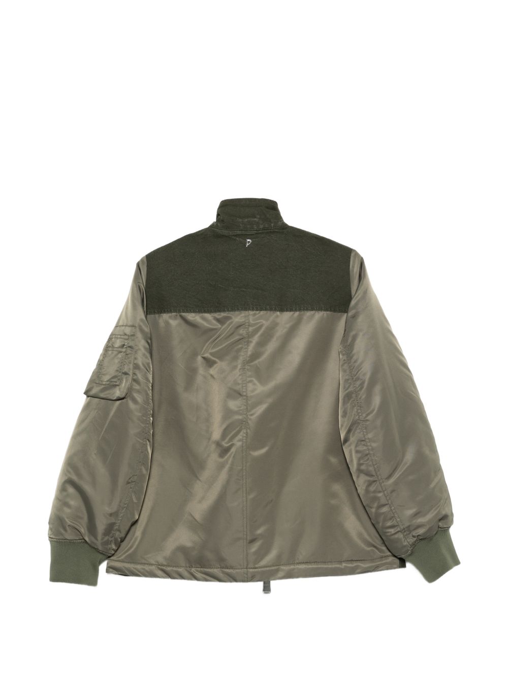 DONDUP Bomber regular in gabardina di lana e nylon