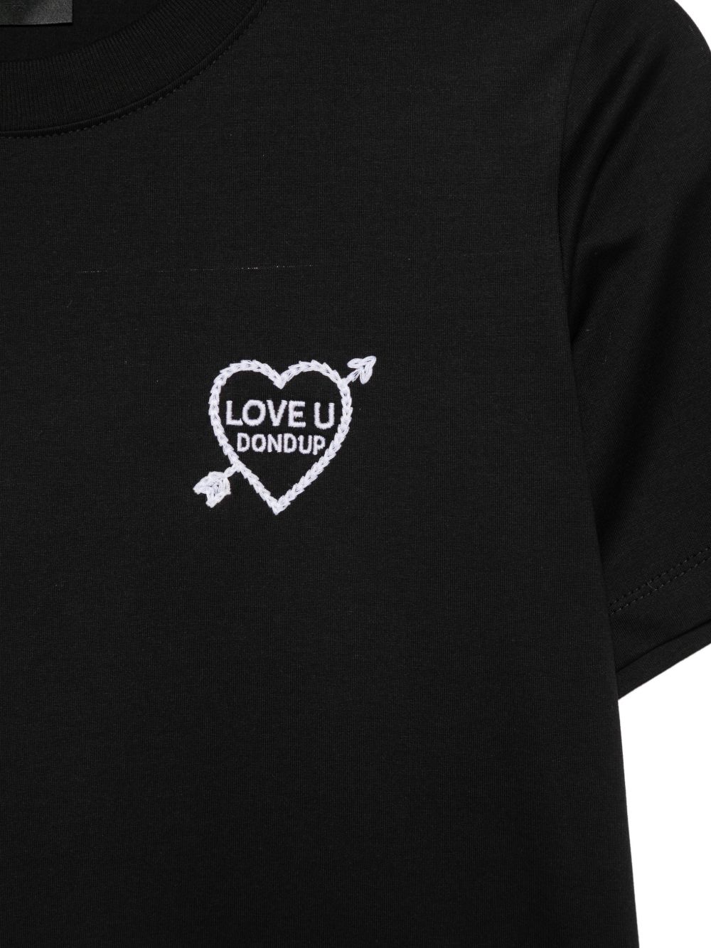 DONDUP T-shirt nera in cotone