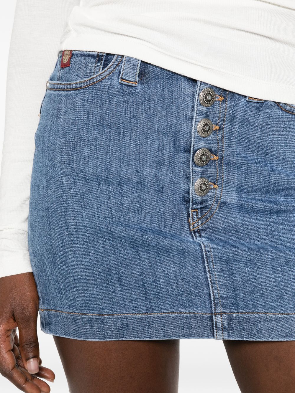 DONDUP Minigonna in Denim Collezione Esibizionista