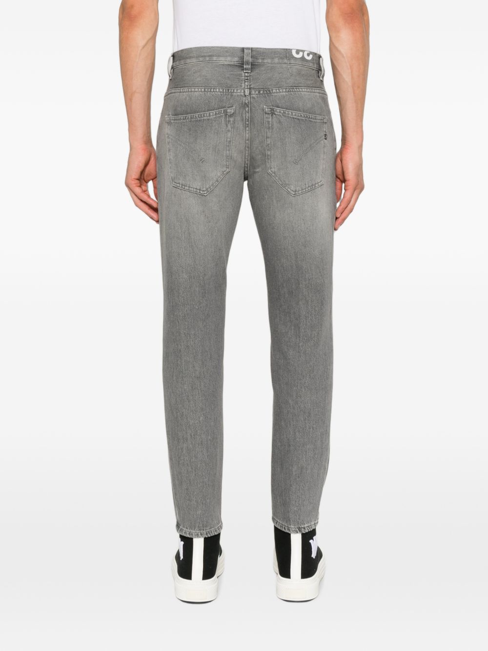 DONDUP Jeans Brighton carrot fit grigi in cotone