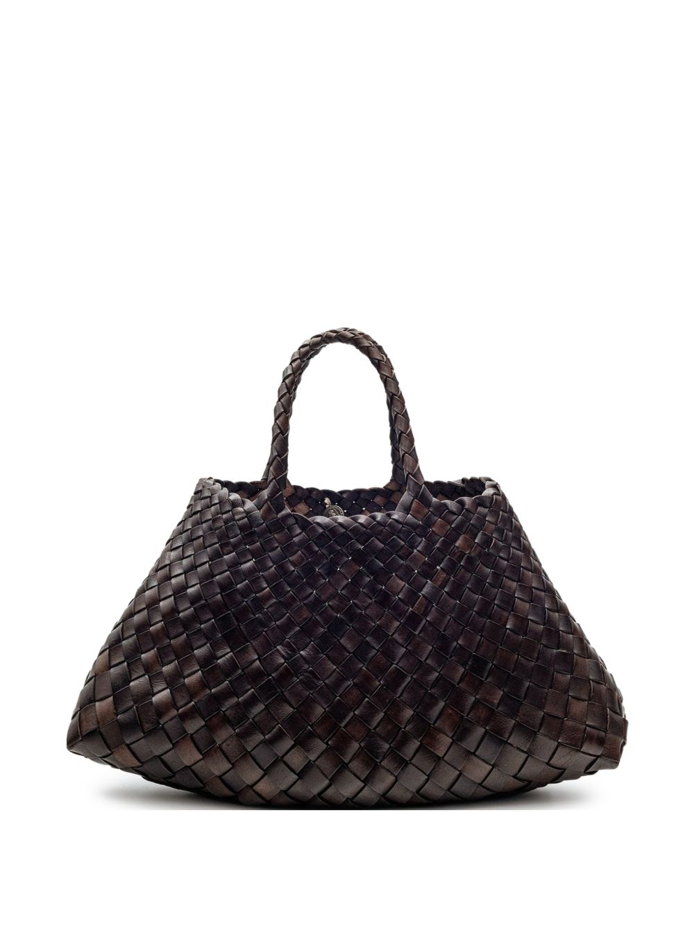 DRAGON DIFFUSION Borsa Santa Croce in pelle intrecciata